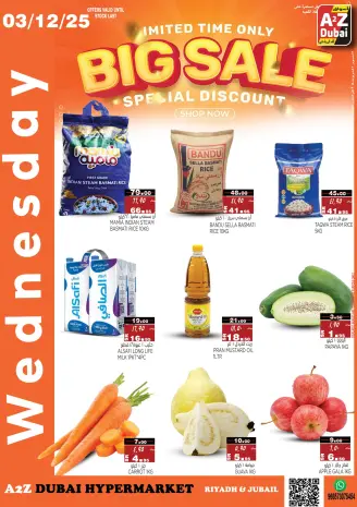 A2Z Hypermarket Saudi Arabia Offers Wednesday 3 December One day offers