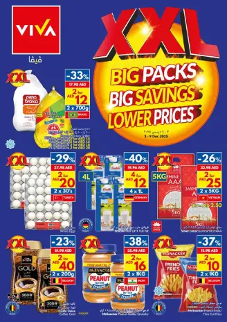 Viva supermarket UAE Offers from 3 to 9 December 2025 Big Packs, Big Savings, Lower Prices