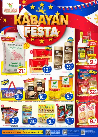 Ofertas de Mark & Save Arabia Saudita de 4 a 7 diciembre 2025 Ofertas en Kabayan