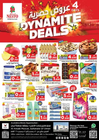 Ofertas de Nesto Hipermercados Muscat  de 4 a 7 diciembre Ofertas exclusivas