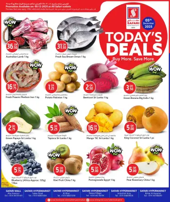 Safari hypermarket Qatar Offers Friday 5 December Deal of the Day