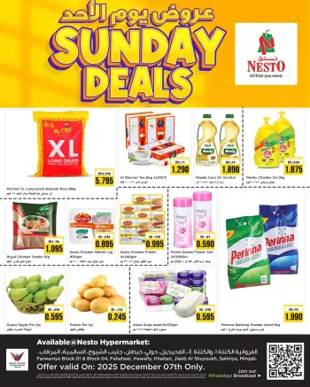 Ofertas de Nesto Hipermercados Kuwait domingo 7 diciembre Ofertas de domingo