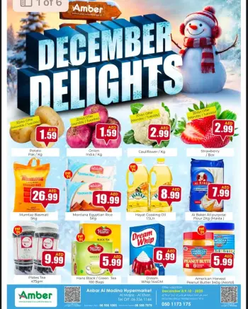 Ofertas de Anbar AL Madina Emiratos Árabes Unidos de 8 a 10 diciembre 2025 OFERTAS DE DELICIAS DE DICIEMBRE