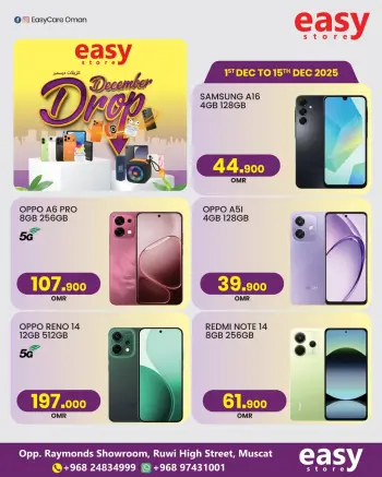 Easy store Oman Offers from 1 to 15 December 2025 December Deals