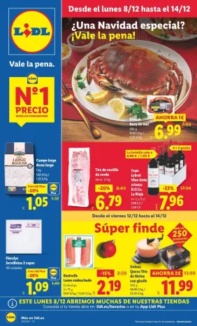 Ofertas de Lidl España de 8 a 14 diciembre 2025 ofertas semanales