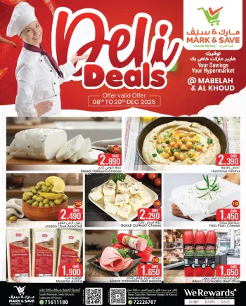 Mark & Save  Mabella and Al Khoud  Offers from 8 to 20 December Deli Deals