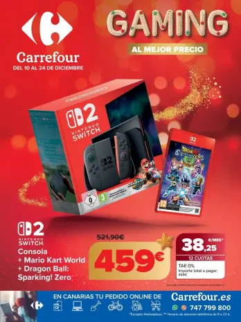 Ofertas de Carrefour España de 10 a 24 diciembre 2025 OFERTAS DE VIDEOJUEGOS