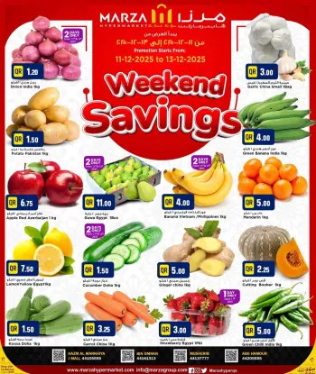 Offres Hypermarché Marza Qatar de 11 à 13 décembre 2025 Offres d'économies du week-end