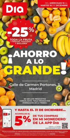 Ofertas de Dia España de 10 a 16 diciembre 2025 Ahorro a lo grande