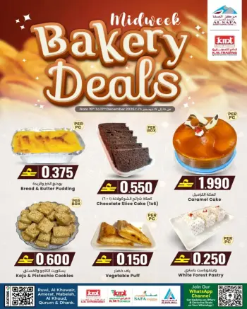 Offres Commerce KM et Al Safa Oman de 15 à 17 décembre 2025 La boulangerie propose