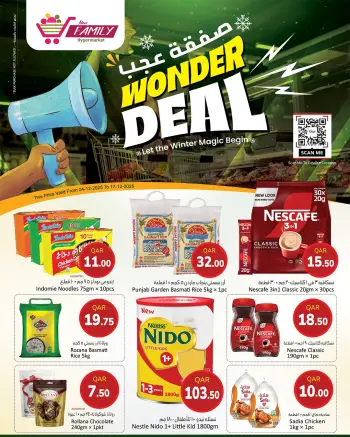 New Family Hypermarket Qatar Offers from 4 to 17 December 2025 Wonder deal