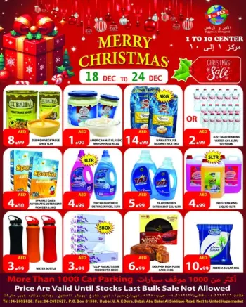 1to10 Center UAE Offers from 18 to 24 December 2025 Christmas Offers