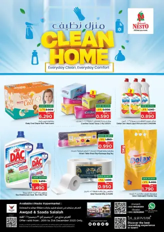 Ofertas de Nesto  Salalah  de 20 a 31 diciembre Ofertas de limpieza de casas