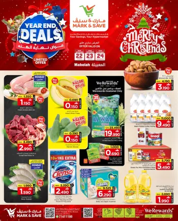Mark & Save  Mabella  Offers from 22 to 24 December End of Year offer