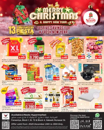 Ofertas de Nesto Hipermercados Farwaniya  de 24 a 30 diciembre ofertas de navidad
