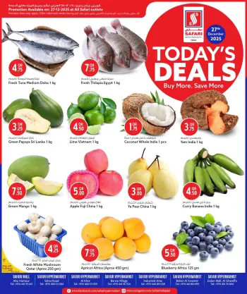 Offres Hypermarché Safari Qatar seulement samedi 27 décembre Offre du jour