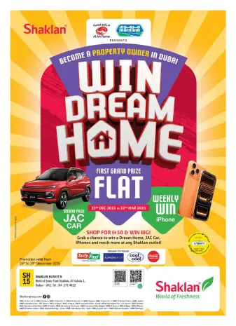 Shaklan UAE Offers from 23 December to 22 March 2026 Your dream home offers