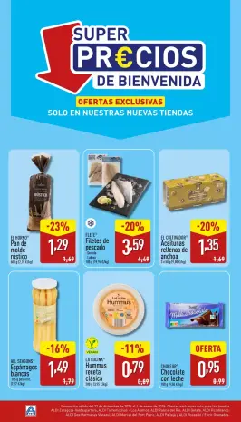 Ofertas de ALDI España de 22 diciembre a 4 enero 2026 Super Precios