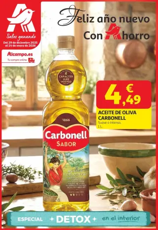 Alcampo Spain Offers from 29 December to 14 January 2026 Happy New Year with Savings