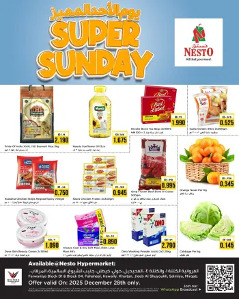 Ofertas de Nesto Hipermercados Kuwait domingo 28 diciembre Ofertas de domingo