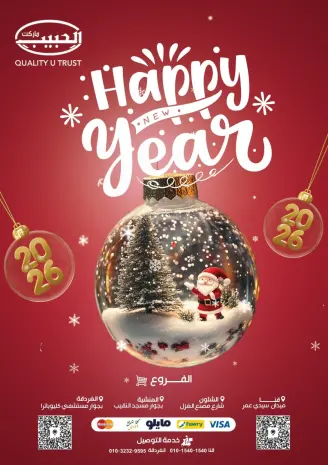 Al Habeeb Market Egypt Offers from 28 December to 3 January 2026 Happy New Year offers