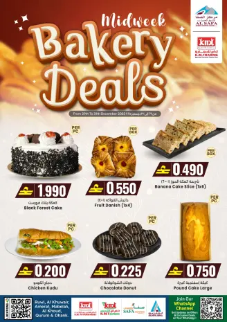 Offres Commerce KM et Al Safa Oman de 29 à 31 décembre 2025 La boulangerie propose