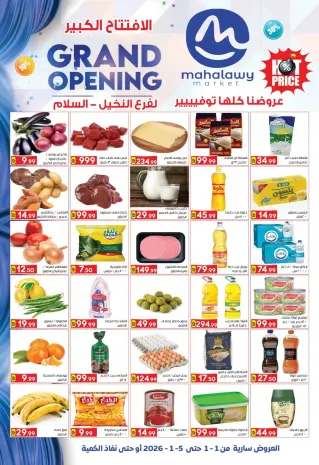 El mhallawy Sons Egypt Offers from 1 to 5 January 2026 Grand Opening Offers