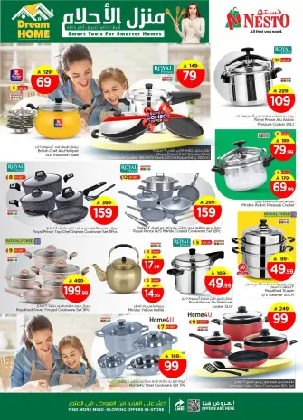 Ofertas de Nesto Hipermercados Provincia Oriental  de 1 a 7 enero Ofertas de Hogar de Ensueño