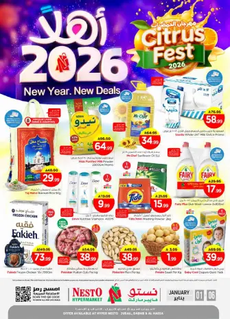 Ofertas de Nesto  Al Hassa  de 1 a 6 enero Ofertas de año nuevo
