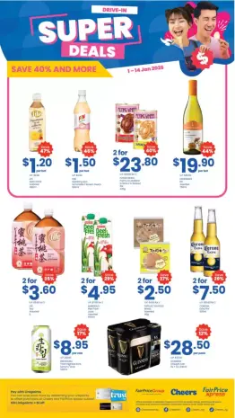 Offres Cheers Singapour de 1 à 14 janvier 2026 Super vente