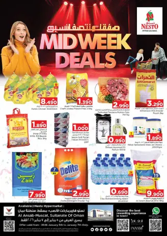Ofertas de Nesto  Muscat  de 5 a 7 enero Descuentos de mitad de semana