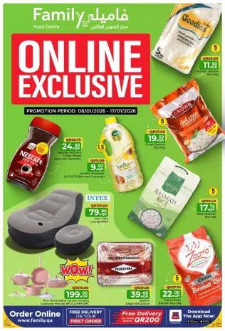 Family Food Centre Qatar Offers from 8 to 17 January 2026 Exclusive deals (online)