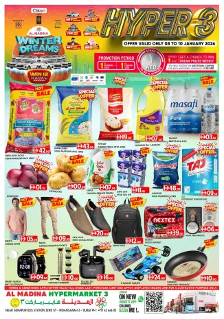 Al Madina Hypermarket UAE Offers from 9 to 11 January 2026 Winter Deals