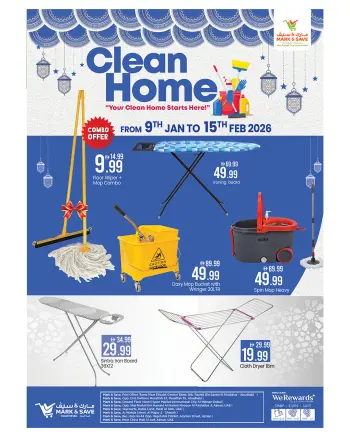 Mark & Save Oman Offers from 9 to 15 January 2026 Clean house offers