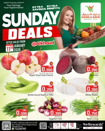 Mark & Save  Al Khoud  Offers Sunday 11 January Sunday Bazaar Offers