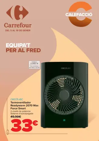 Ofertas de Carrefour España de 5 a 19 enero 2026 Calefacción Ofertas