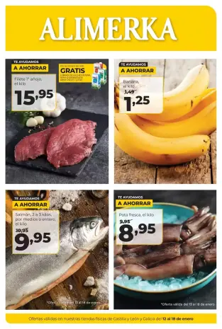 Ofertas de ‎Alimerka Supermercados‎ España de 12 a 18 enero 2026 ofertas semanales