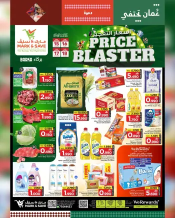 Mark & Save  Barka  Offers from 15 to 18 January Blasting price quotes