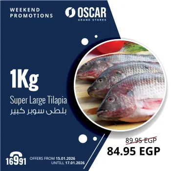 Oscar Grand Stores Egypt Offers from 15 to 17 January 2026 Weekend Deals