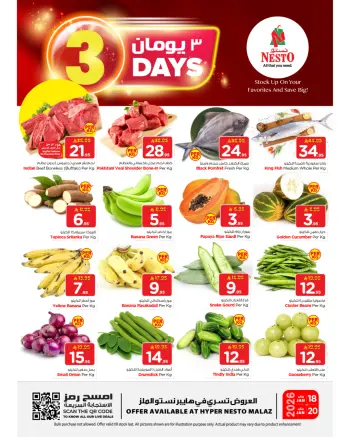 Ofertas de Nesto  Malaz  de 18 a 20 enero Oferta solo por 3 días