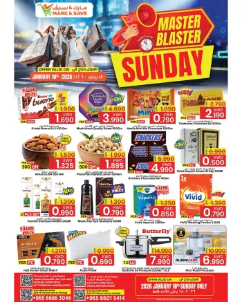Ofertas de Mark & Save  Fahaheel y jleeb  domingo 18 enero Ofertas del Domingo
