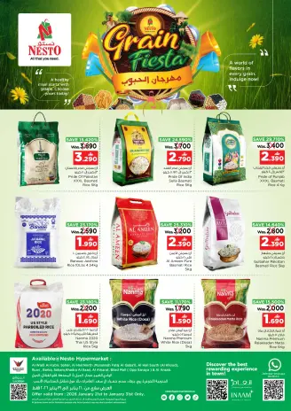 Ofertas de Nesto Oman de 21 a 31 enero 2026 Festival de grano