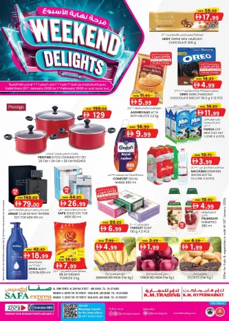 Ofertas de Safa Express  Abu Dhabi  de 22 enero a 1 febrero Alegría de fin de semana