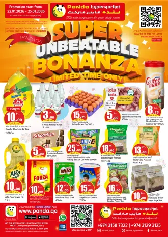 Ofertas de Hipermercado Panda Katar de 22 a 25 enero 2026 Ofertas de Súper Popanza