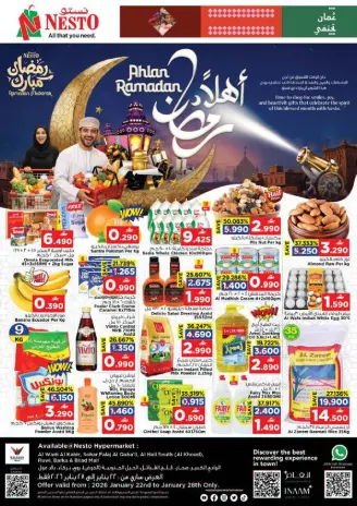 Ofertas de Nesto Oman de 21 a 28 enero 2026 Ofertas de Bienvenido Ramadán
