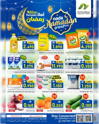 Offres Nada Bonheur  Sur  de 22 à 31 janvier Offres de Bienvenue Ramadan