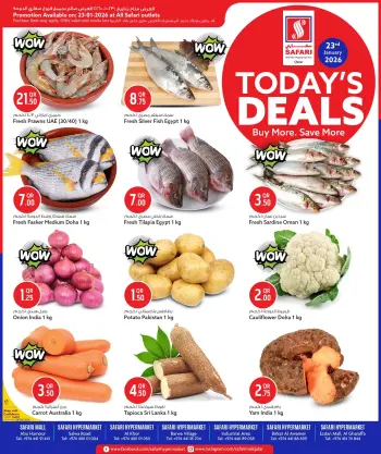 Safari hypermarket Qatar Offers Friday 23 January Deal of the Day