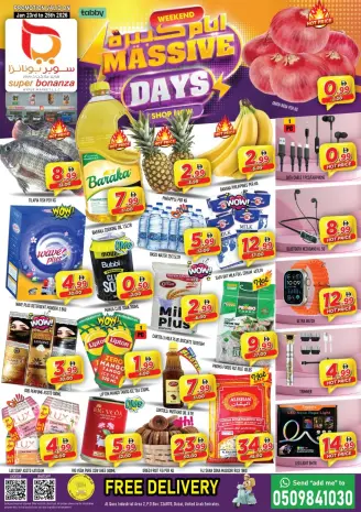 Super Bonanaza  Al Quoz  Offers from 23 to 25 January Big Day Deals