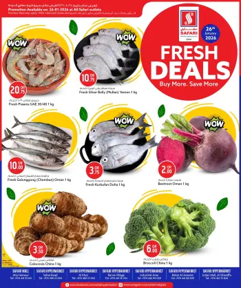 Safari hypermarket Qatar Offers Monday 26 January Fresh deals