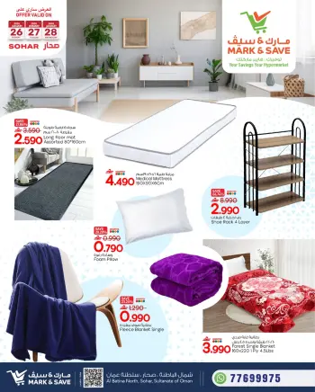 Mark & Save  Sohar  Offers from 26 to 28 January Mega Savings